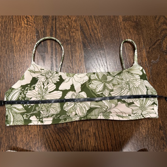 J. Crew Liberty green floral two piece cheeky bikini  NWOT size small medium - Picture 7 of 8